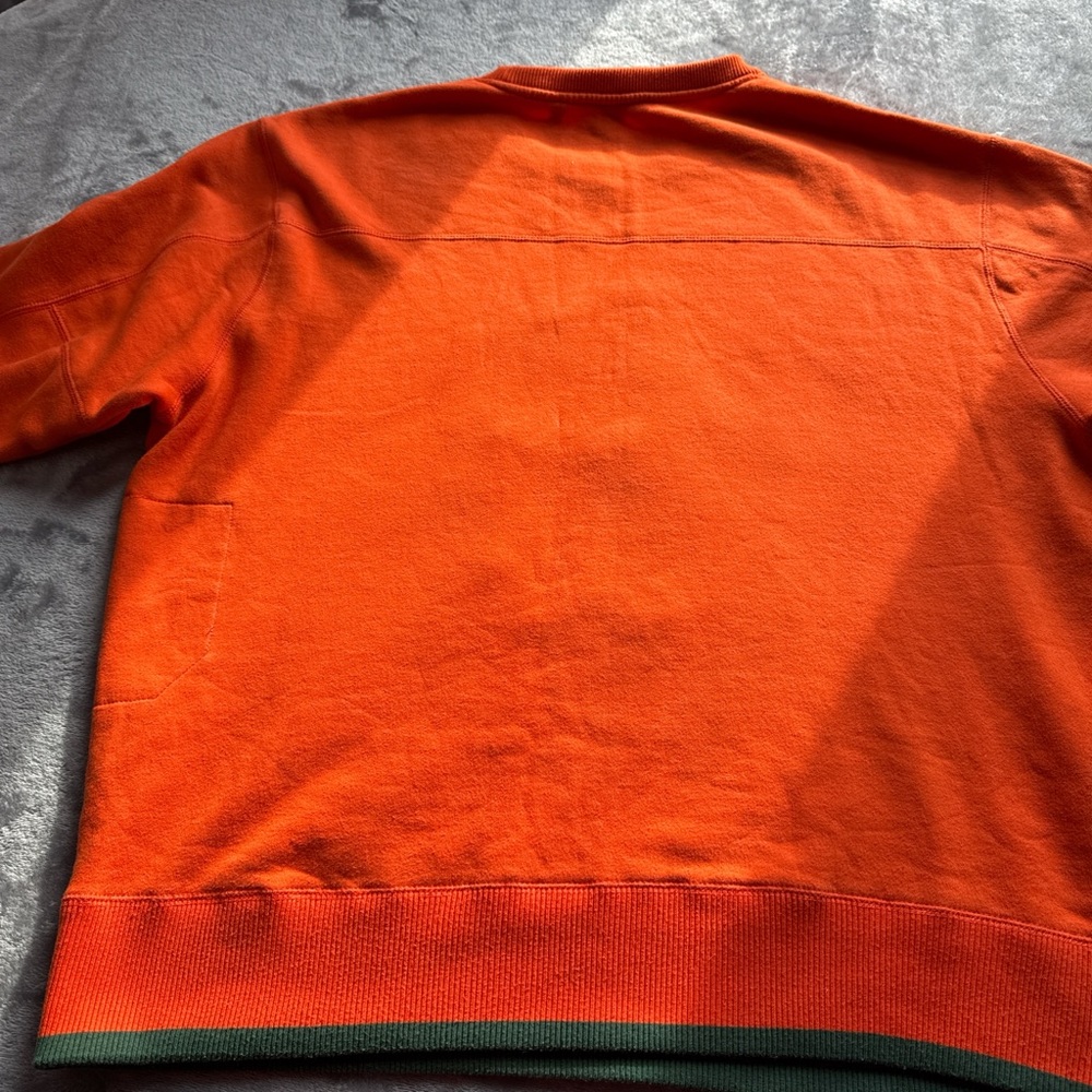 Hustle Gang Orange Embroidered Sweatshirt 2XL Streetwear Graphic - Picture 7 of 8